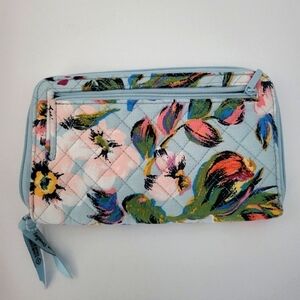 Brand new with tags - Vera Bradley RFID Deluxe Travel Wallet in Sea Air Floral